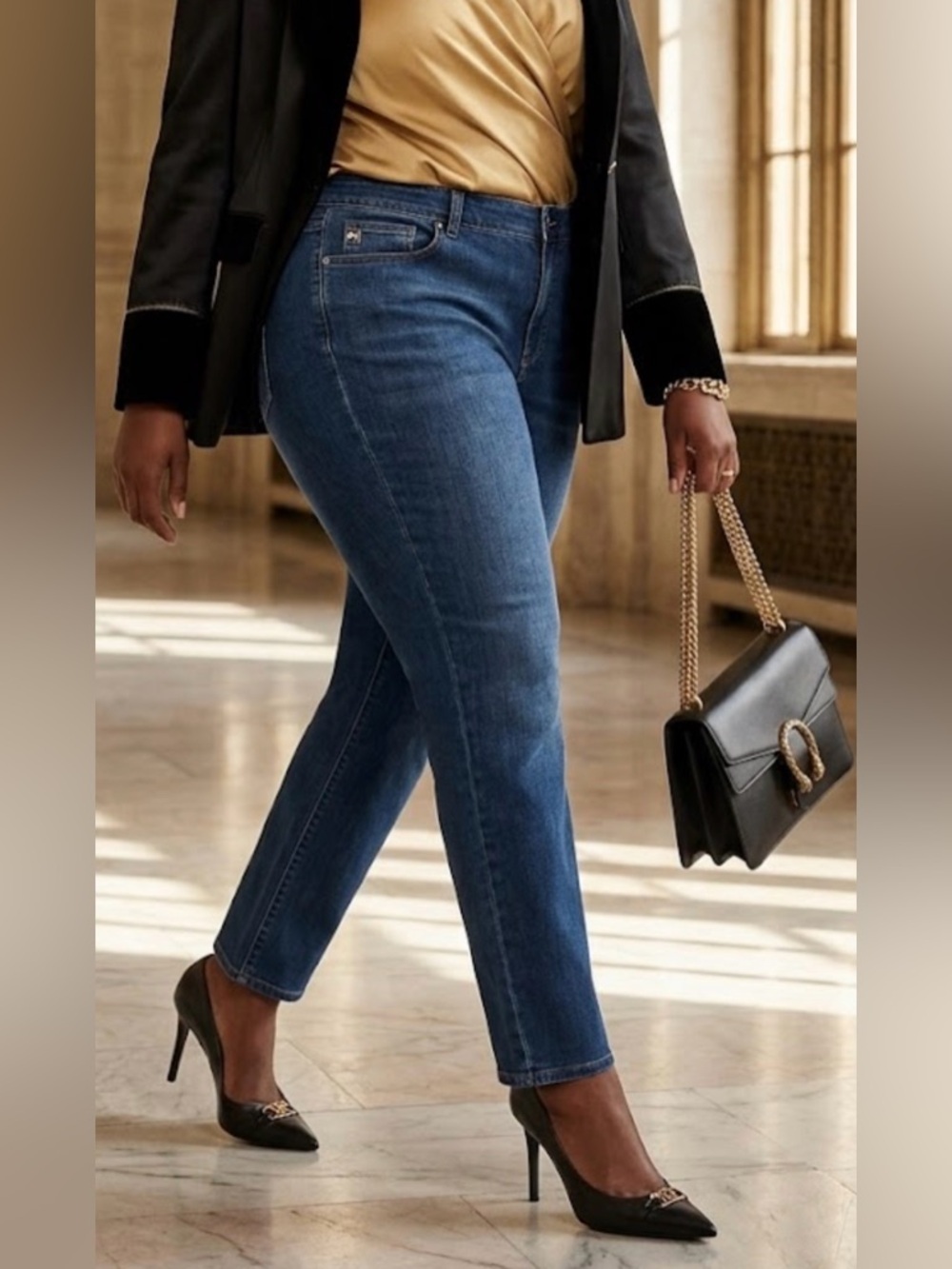 Michael Kors Blue Skinny Jeans